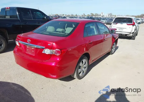 2012 Toyota Corolla Le z USA, uszkodzony, nr VIN 2T1BU4EE4CC875634